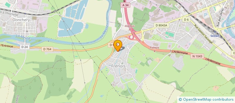 localisation de l'entreprise MONSIEUR DYLAN MEHIDI  SEDAN