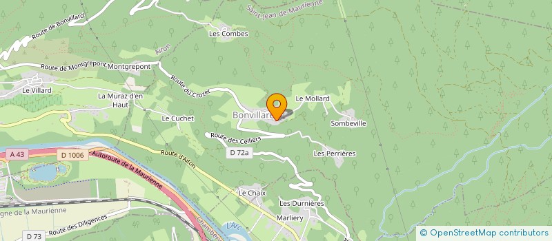 localisation de l'entreprise MONSIEUR DYLAN MEINDER  BONVILLARET