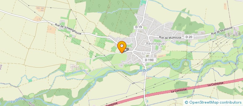localisation de l'entreprise MONSIEUR DYLAN MEINHART  REININGUE
