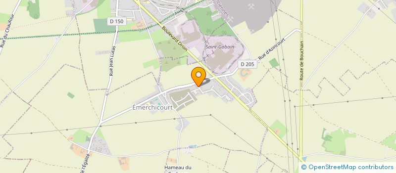 localisation de l'entreprise MONSIEUR DYLAN MELIN  EMERCHICOURT