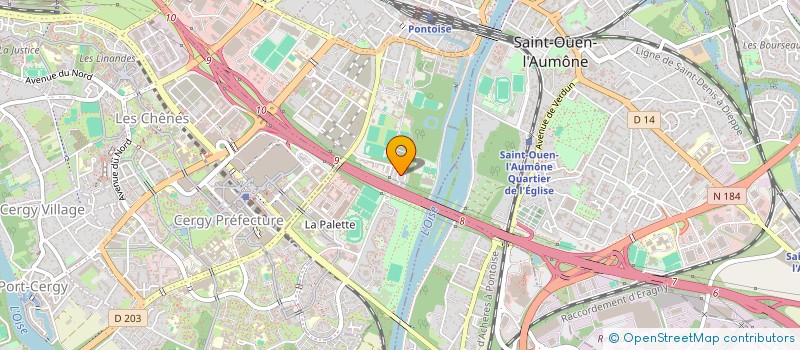 localisation de l'entreprise MONSIEUR DYLAN METAIS  PONTOISE