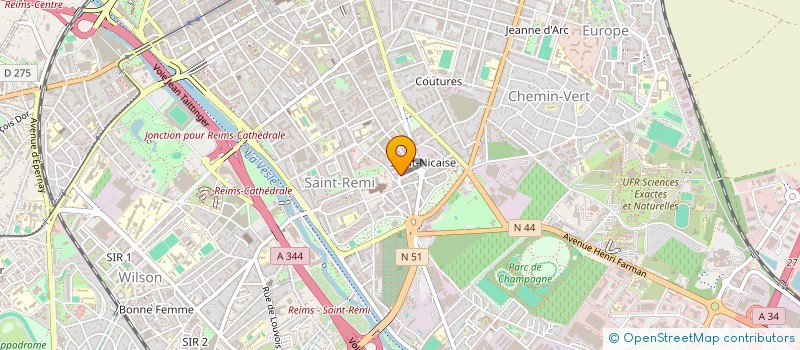 localisation de l'entreprise MONSIEUR DYLAN MICHINEAU à REIMS