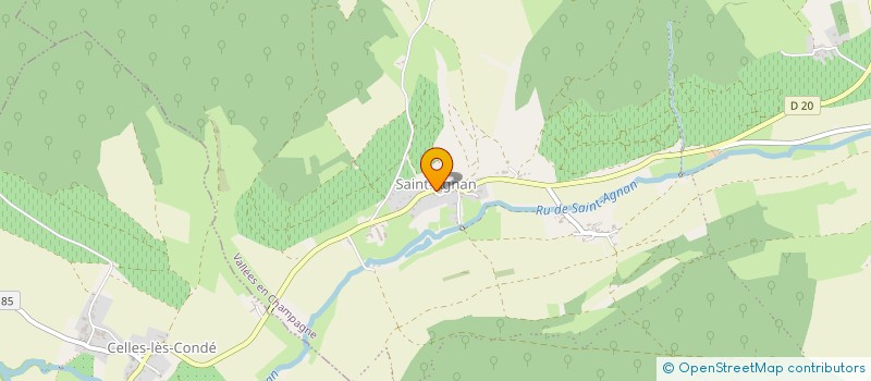 localisation de l'entreprise MONSIEUR DYLAN MIDOCQ  VALLEES EN CHAMPAGNE