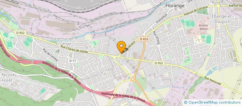 localisation de l'entreprise MONSIEUR DYLAN MILANI  FLORANGE