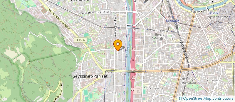 localisation de l'entreprise MONSIEUR DYLAN MILLET  SEYSSINET-PARISET