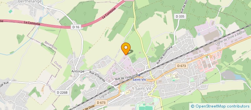 localisation de l'entreprise MONSIEUR DYLAN MITANCHEY  SAINT-VIT