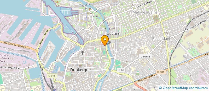 localisation de l'entreprise MONSIEUR DYLAN MOUANGUE DIBAO à DUNKERQUE