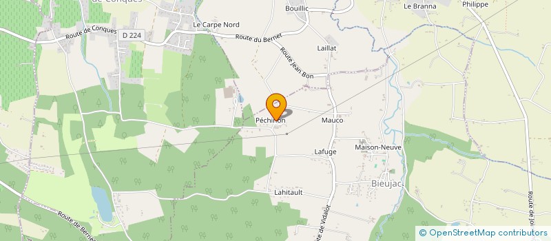 localisation de l'entreprise MONSIEUR DYLAN MOURA  CASTETS ET CASTILLON