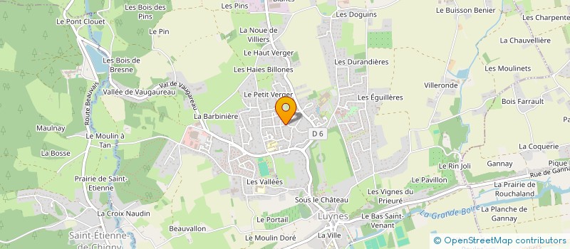 localisation de l'entreprise MONSIEUR DYLAN MOUTAULT  LUYNES