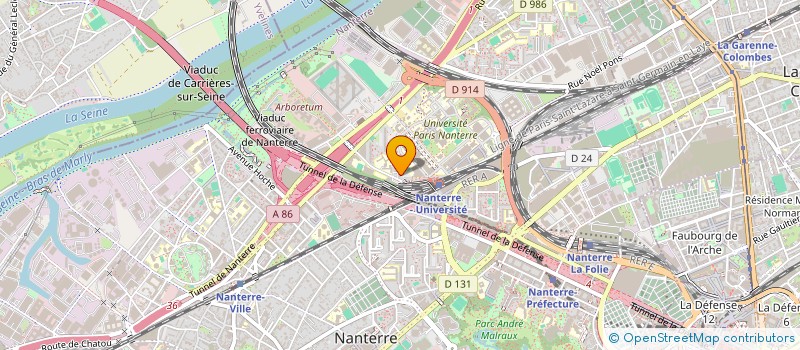 localisation de l'entreprise MONSIEUR DYLAN NAGAMANY  NANTERRE