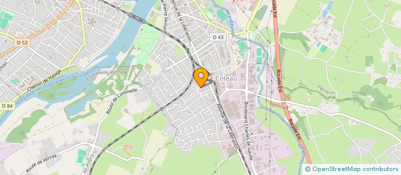 localisation de l'entreprise MONSIEUR DYLAN NOEL  LE COTEAU