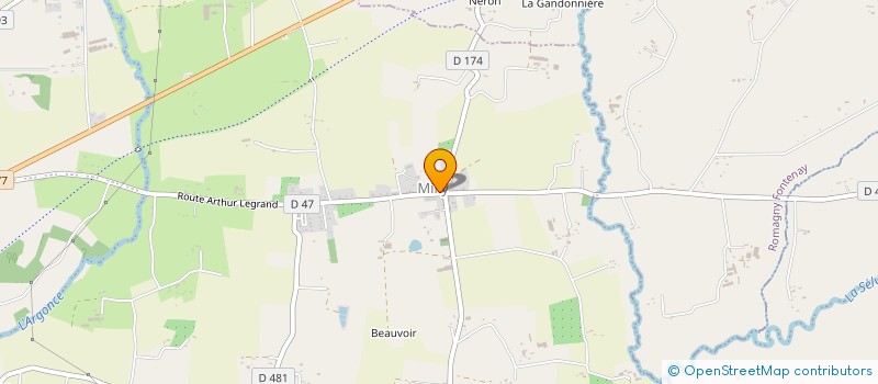 localisation de l'entreprise MONSIEUR DYLAN NORMAND  FOUGEROLLES-DU-PLESSIS