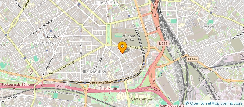 localisation de l'entreprise MONSIEUR DYLAN NOURRY  LILLE