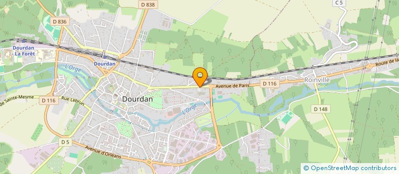 localisation de l'entreprise MONSIEUR DYLAN NUNES  DOURDAN