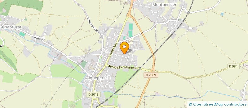 localisation de l'entreprise MONSIEUR DYLAN OBADIA  AIGUEPERSE