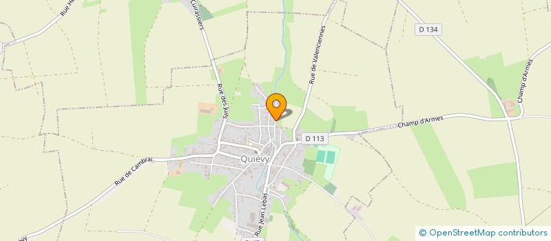 localisation de l'entreprise MONSIEUR DYLAN ODIOT  QUIEVY