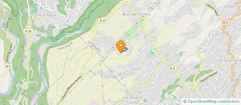 localisation de l'entreprise MONSIEUR DYLAN PADRE  LE TAMPON