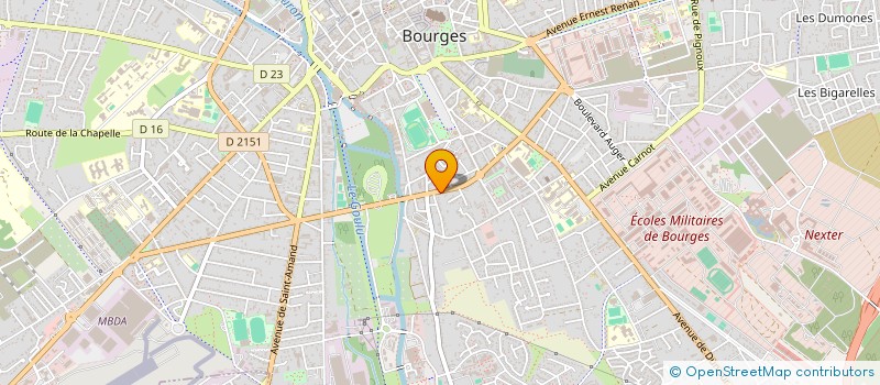 localisation de l'entreprise MONSIEUR DYLAN PAPAVOINE  BOURGES