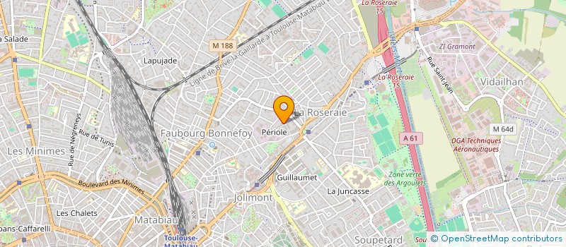 localisation de l'entreprise MONSIEUR DYLAN PAULINE à TOULOUSE