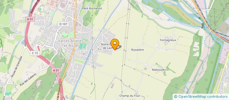 localisation de l'entreprise MONSIEUR DYLAN PAYEN  VARCES-ALLIERES-ET-RISSET