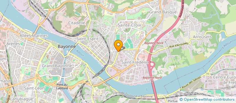 localisation de l'entreprise MONSIEUR DYLAN PECOUT à BAYONNE