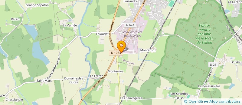 localisation de l'entreprise MONSIEUR DYLAN PELLET à PERONNAS