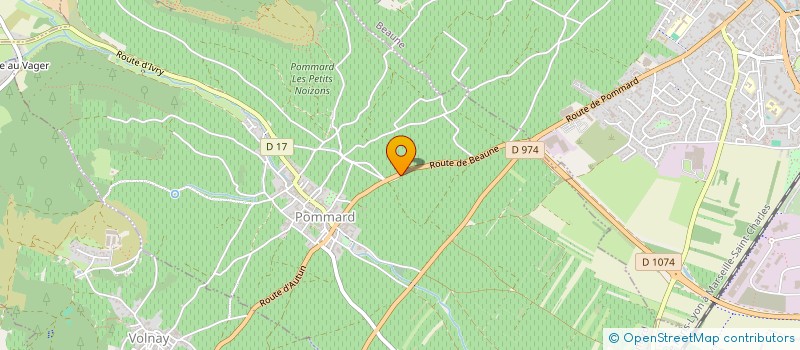 localisation de l'entreprise MONSIEUR DYLAN PERRIER  POMMARD