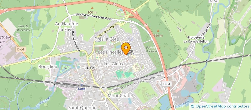 localisation de l'entreprise MONSIEUR DYLAN PERROT  LURE