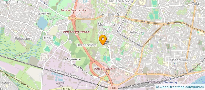 localisation de l'entreprise MONSIEUR DYLAN PHAM VAN  SAINT-HERBLAIN