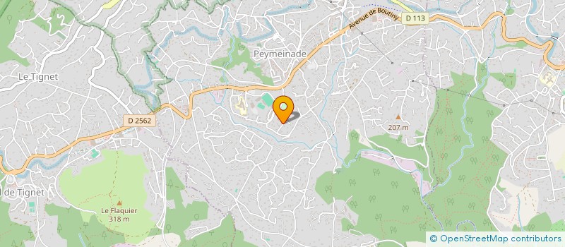 localisation de l'entreprise MONSIEUR DYLAN PIERRET  PEYMEINADE