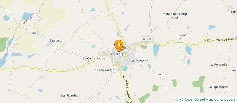 localisation de l'entreprise MONSIEUR DYLAN PINGAULT à LESTERPS