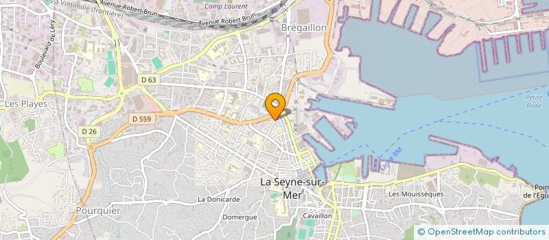 localisation de l'entreprise MONSIEUR DYLAN PITOU  LA SEYNE-SUR-MER
