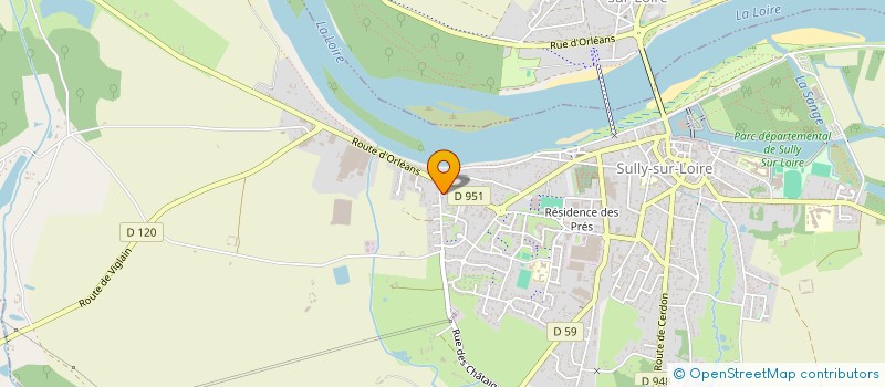 localisation de l'entreprise MONSIEUR DYLAN PLEAU-DESPIERRE à SULLY-SUR-LOIRE