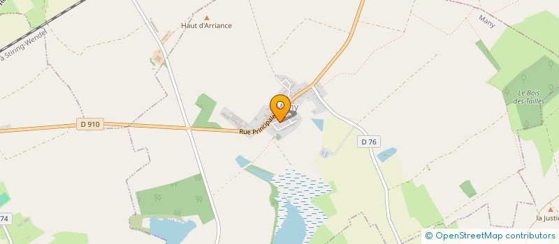 localisation de l'entreprise MONSIEUR DYLAN POIRSON  MANY