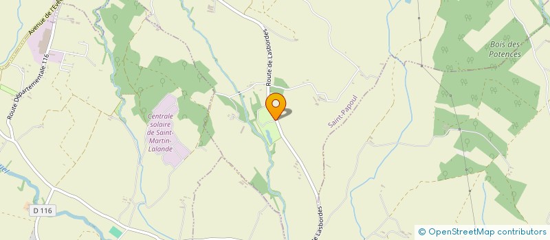 localisation de l'entreprise MONSIEUR DYLAN PONCET  SAINT-PAPOUL