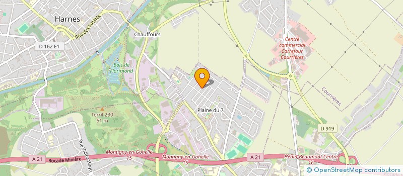 localisation de l'entreprise MONSIEUR DYLAN PONTIER  MONTIGNY-EN-GOHELLE