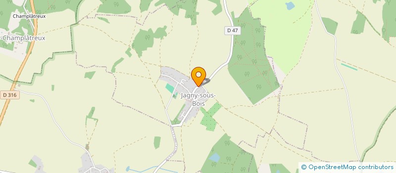 localisation de l'entreprise MONSIEUR DYLAN PORTER  LUZARCHES