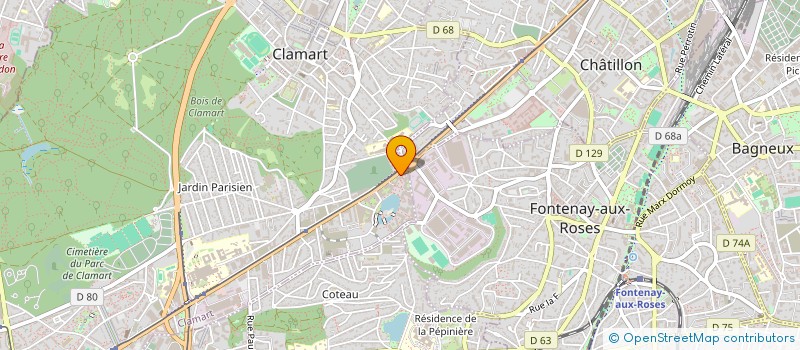 localisation de l'entreprise MONSIEUR DYLAN POSSAMAI à CLAMART