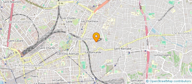 localisation de l'entreprise MONSIEUR DYLAN POURRIERE à MARSEILLE