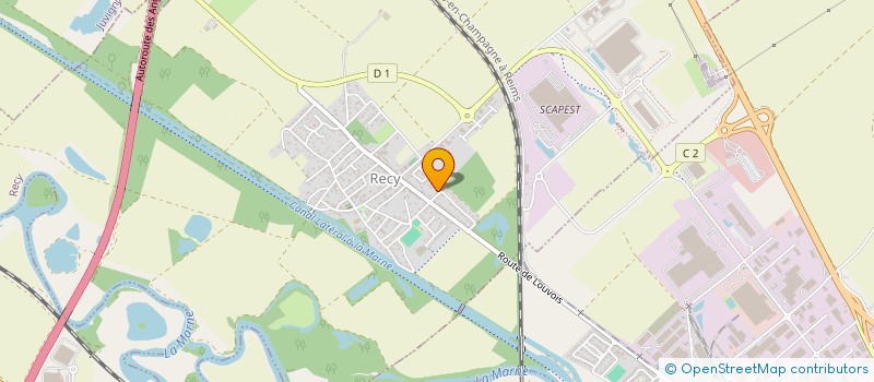 localisation de l'entreprise MONSIEUR DYLAN PREVOSTAT  RECY