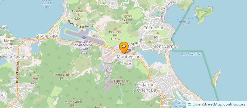 localisation de l'entreprise MONSIEUR DYLAN PROVOST  SAINT-MARTIN