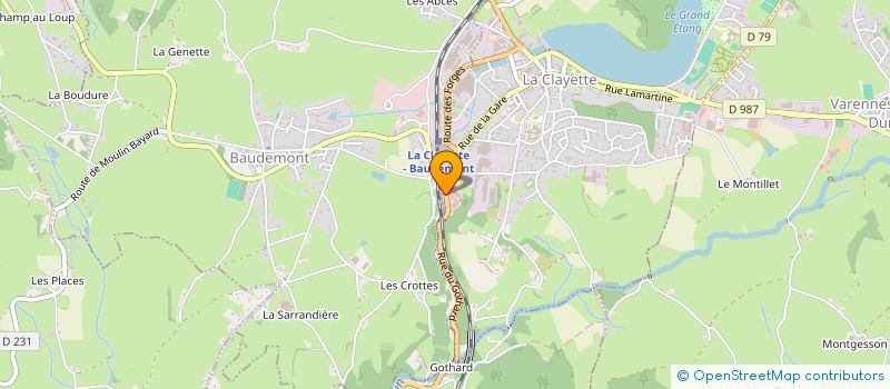 localisation de l'entreprise MONSIEUR DYLAN QUAGLOZZI  BAUDEMONT