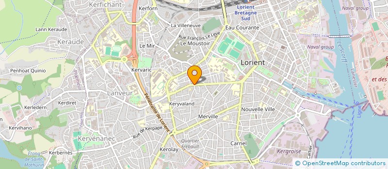 localisation de l'entreprise MONSIEUR DYLAN RABACAL  LORIENT