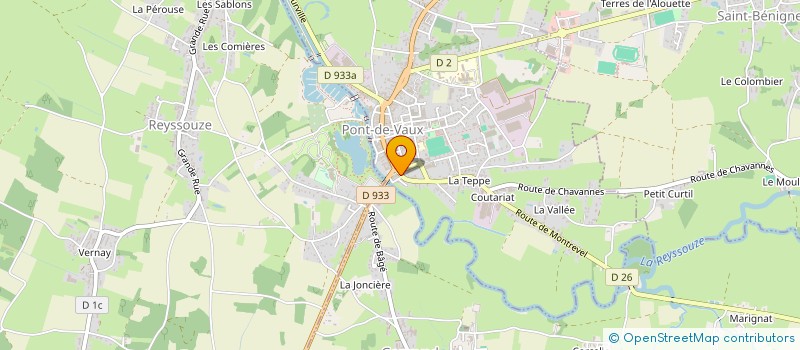 localisation de l'entreprise MONSIEUR DYLAN RADIX  PONT-DE-VAUX