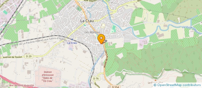 localisation de l'entreprise MONSIEUR DYLAN RAIMON  LA CRAU