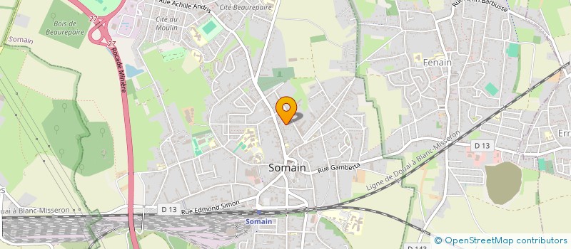 localisation de l'entreprise MONSIEUR DYLAN RATAJCZYK  SOMAIN