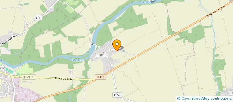 localisation de l'entreprise MONSIEUR DYLAN RATHORET  JAULNES