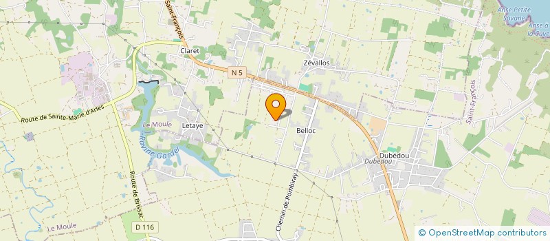 localisation de l'entreprise MONSIEUR DYLAN RAYAPIN  SAINT-FRANCOIS