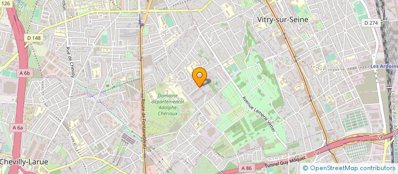 localisation de l'entreprise MONSIEUR DYLAN REBELO DA FONSECA  VITRY-SUR-SEINE