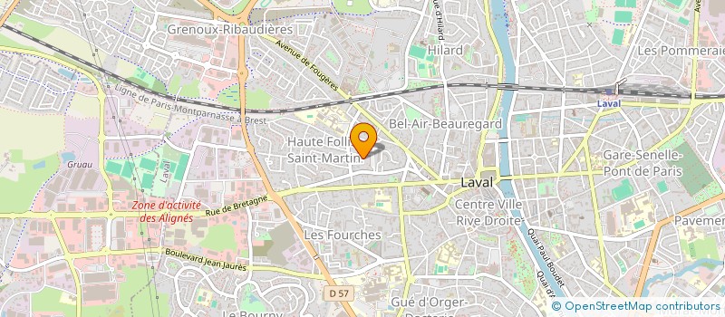 localisation de l'entreprise MONSIEUR DYLAN RESTIF à LAVAL